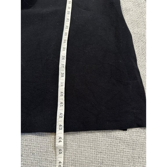 Oak + Fort Jacket Womens Large Black Coatigan Open Front Minimalist Contemporary - Picture 5 of 10